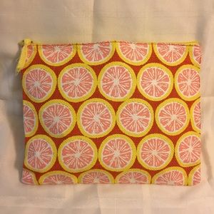 ☆ // mud pie orange clutch